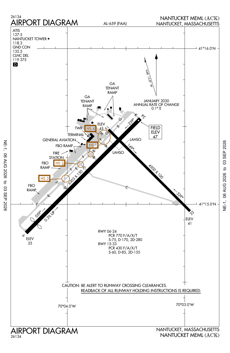 KACK airport diagram