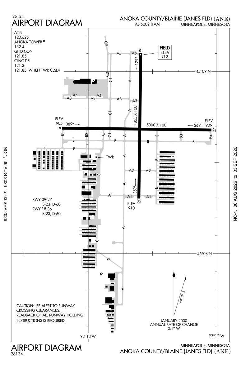 KANE airport diagram
