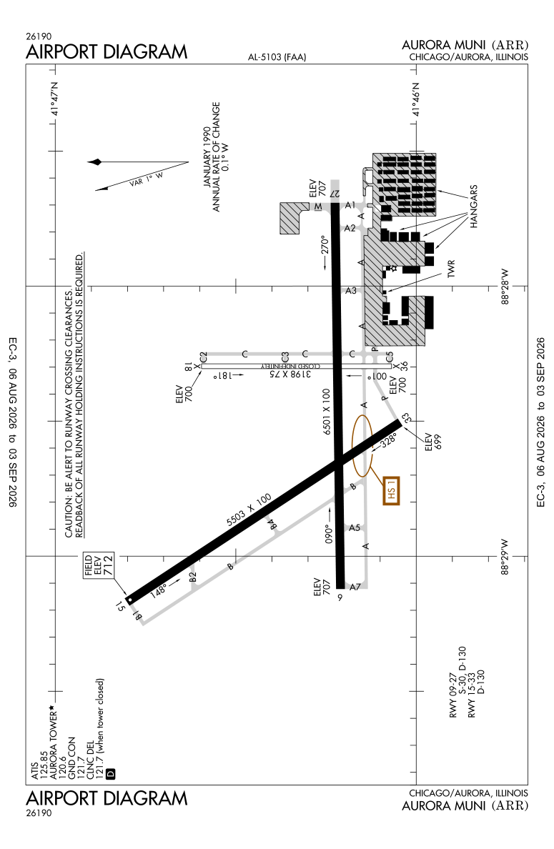 KARR airport diagram