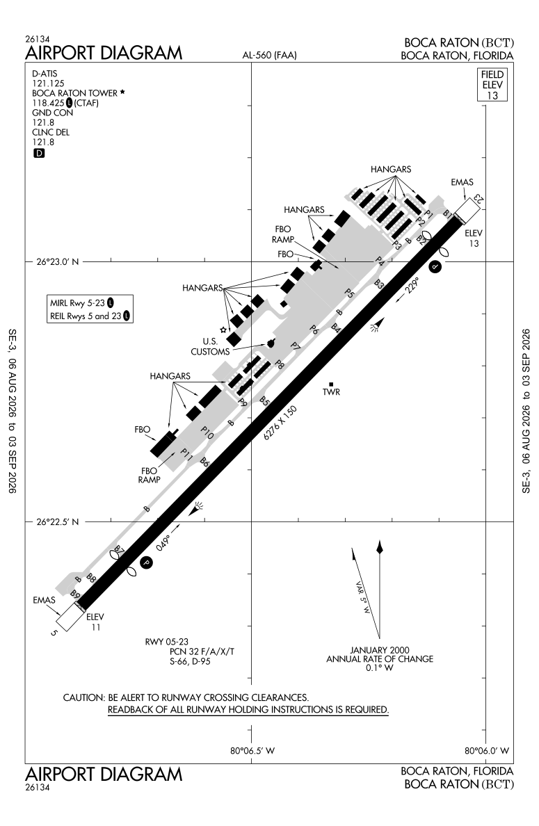 KBCT airport diagram
