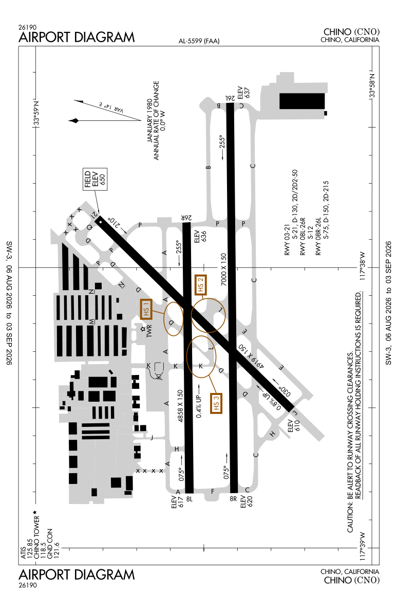 KCNO airport diagram