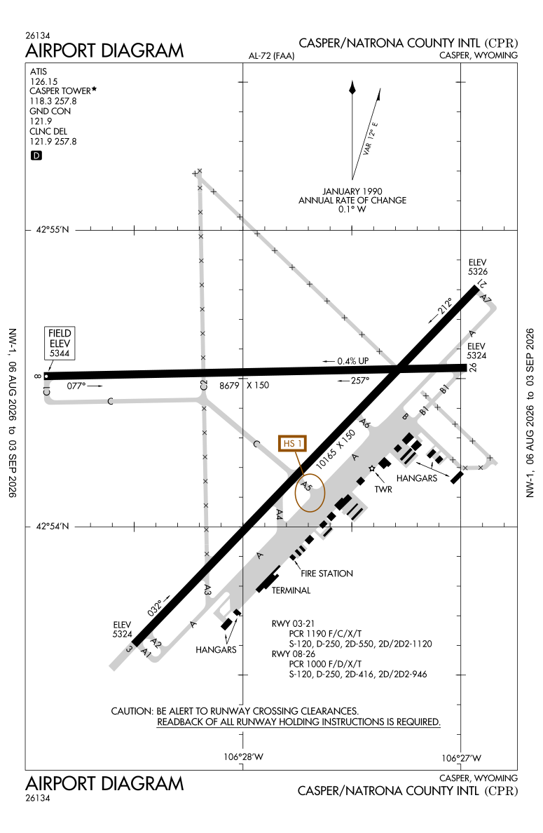 KCPR airport diagram