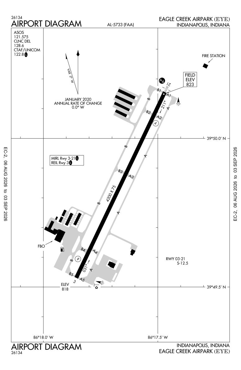 KEYE airport diagram