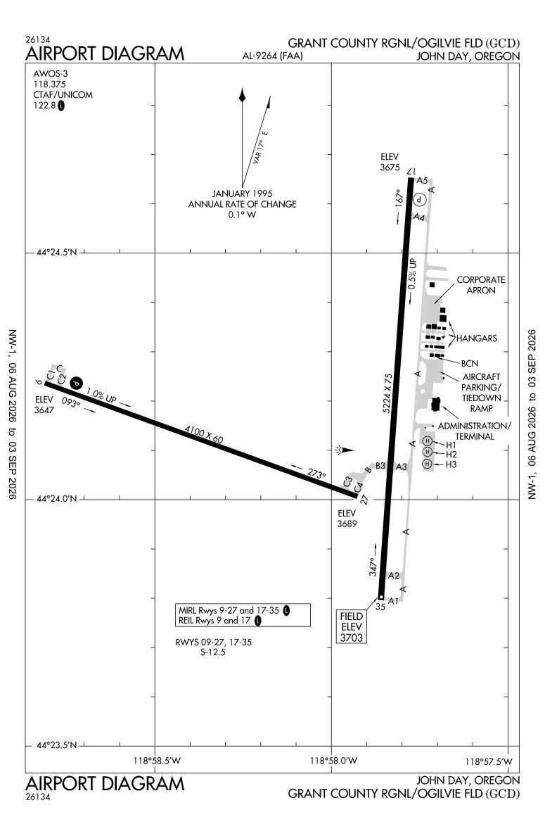 KGCD airport diagram