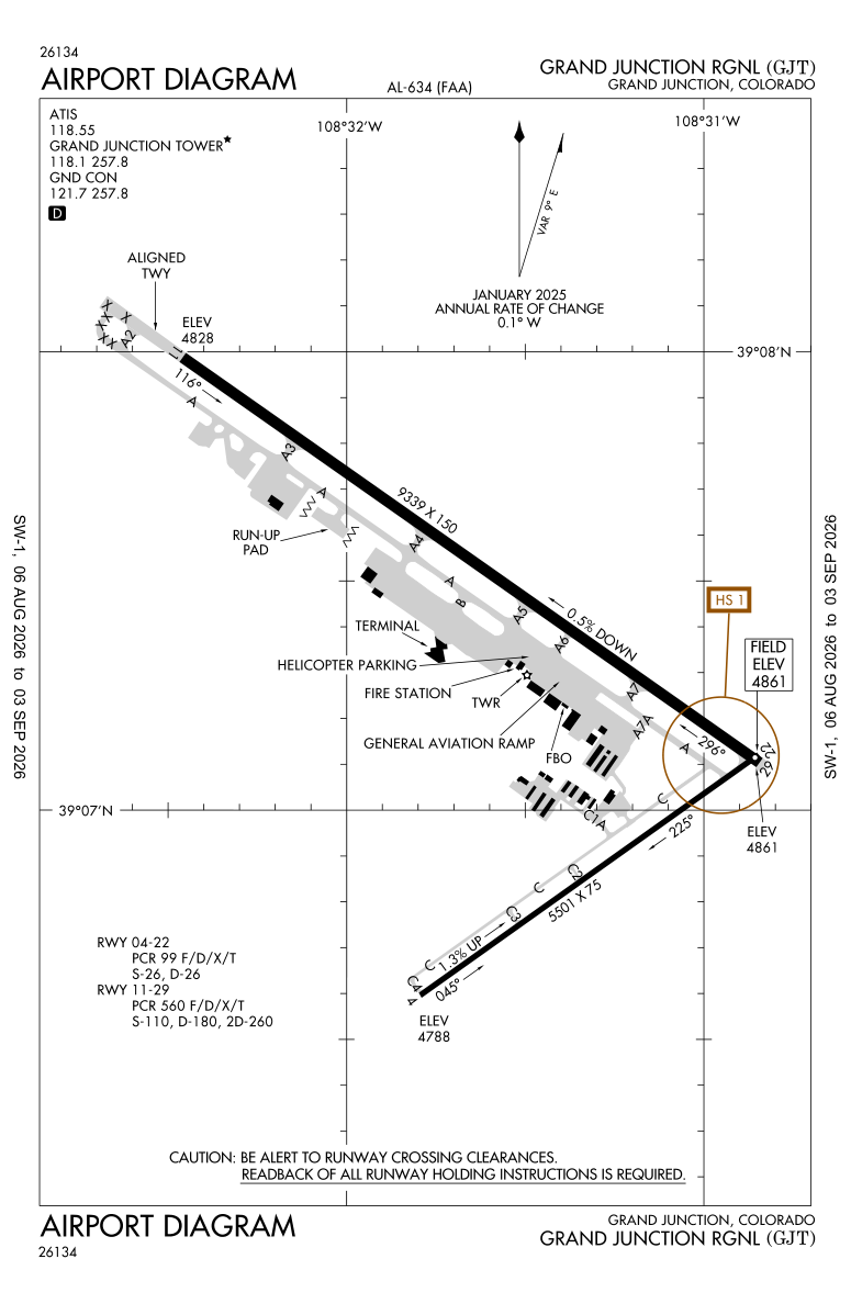 KGJT airport diagram