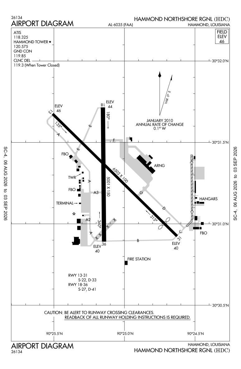 KHDC airport diagram