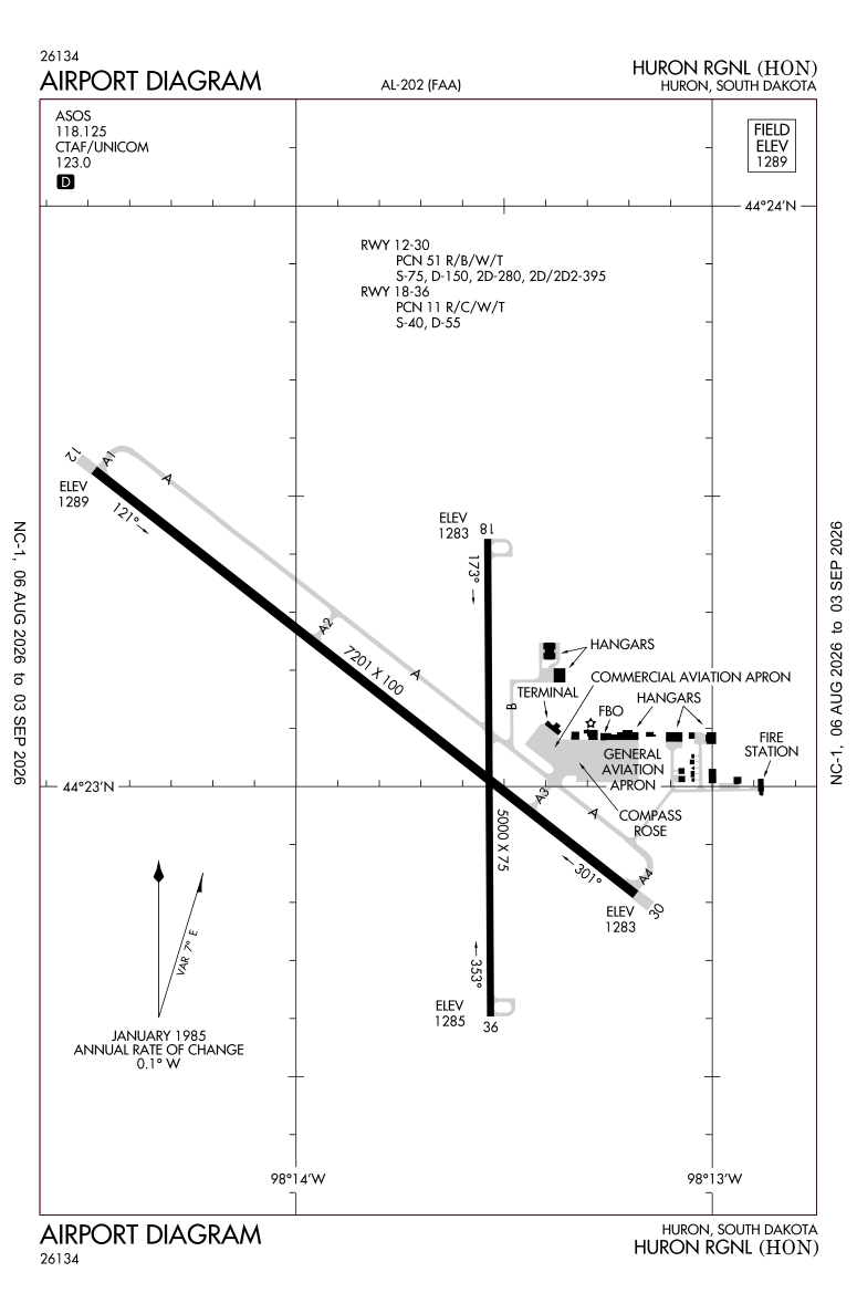 KHON airport diagram