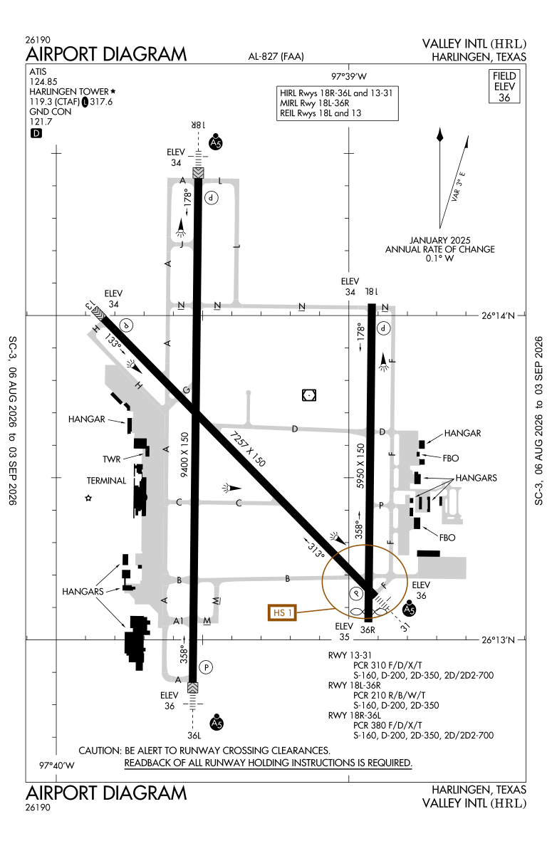 KHRL airport diagram