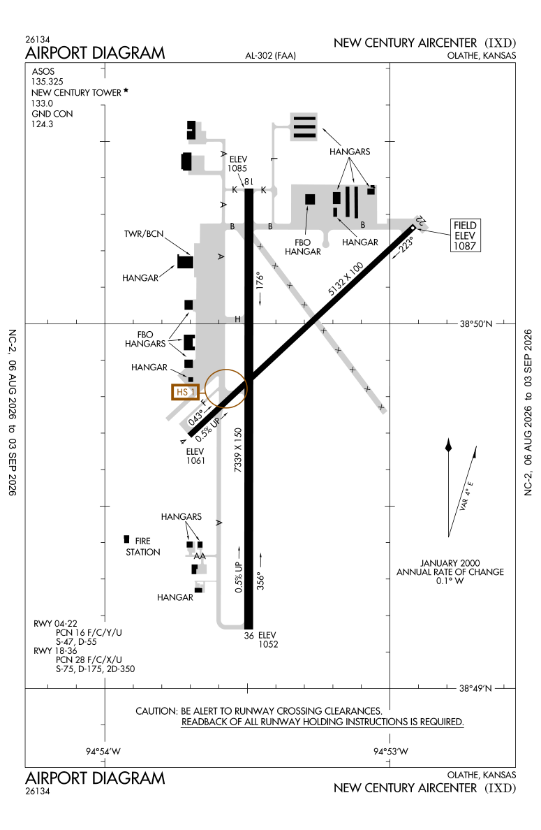 KIXD airport diagram