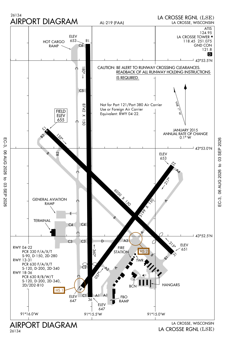 KLSE airport diagram