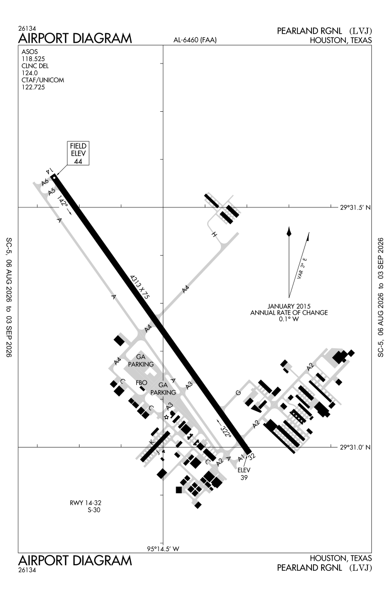 KLVJ airport diagram
