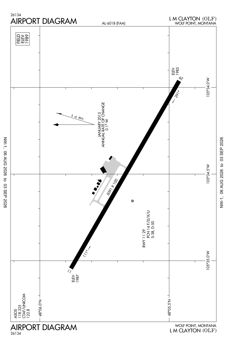 KOLF airport diagram