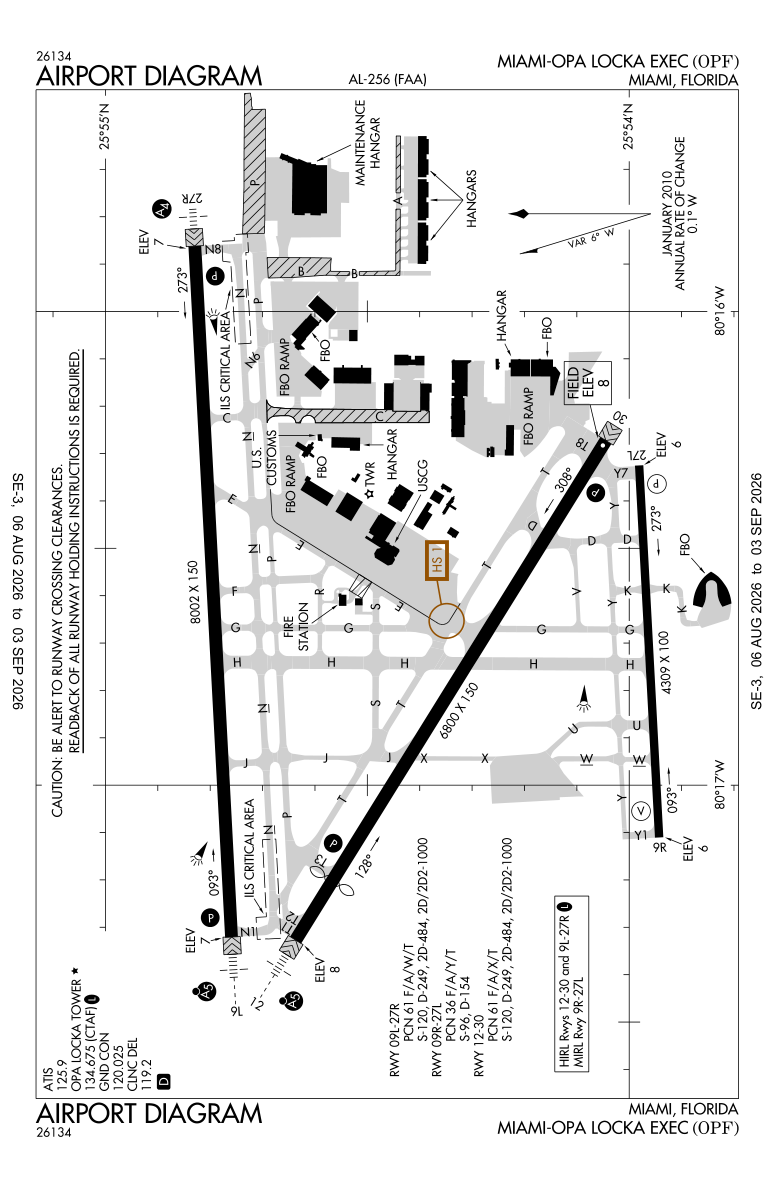 KOPF airport diagram
