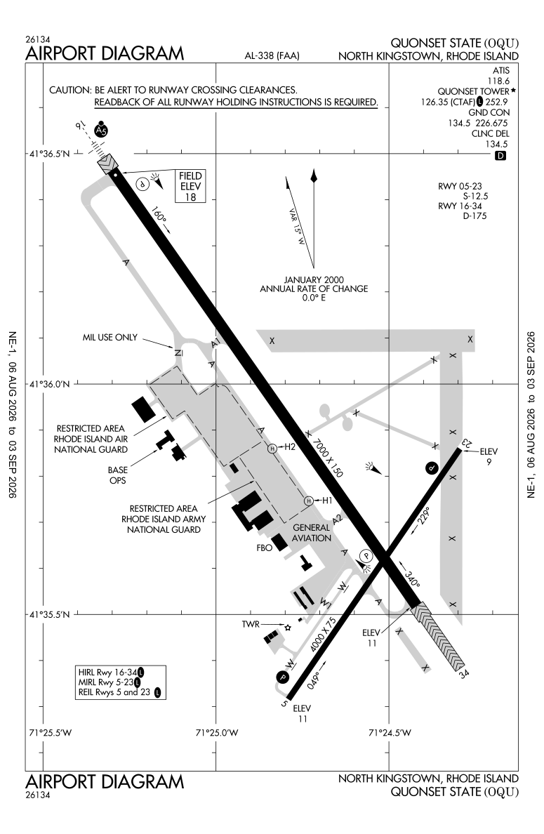 KOQU airport diagram