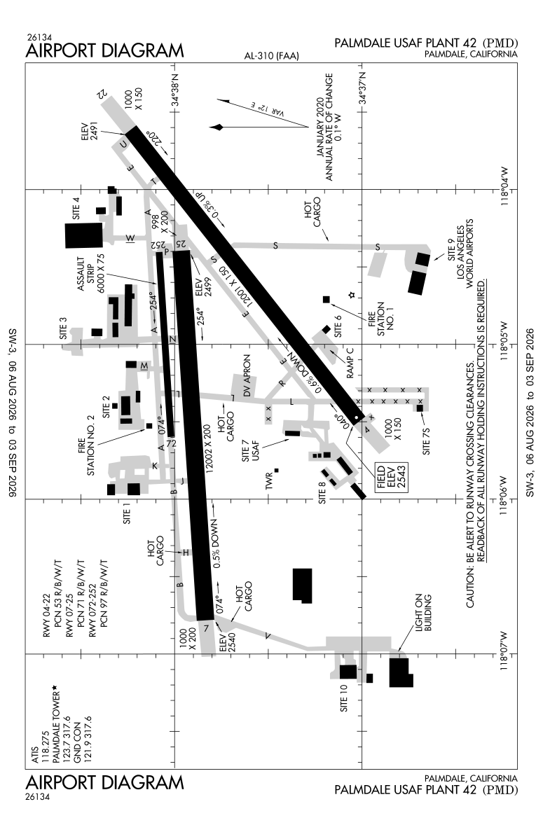 KPMD airport diagram