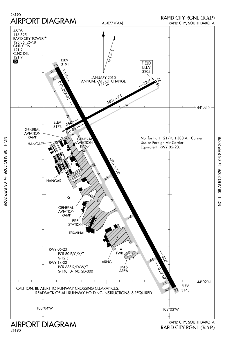 KRAP airport diagram