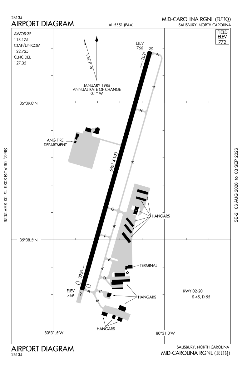 KRUQ airport diagram