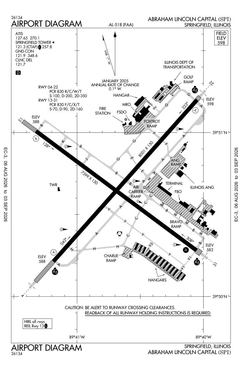 KSPI airport diagram