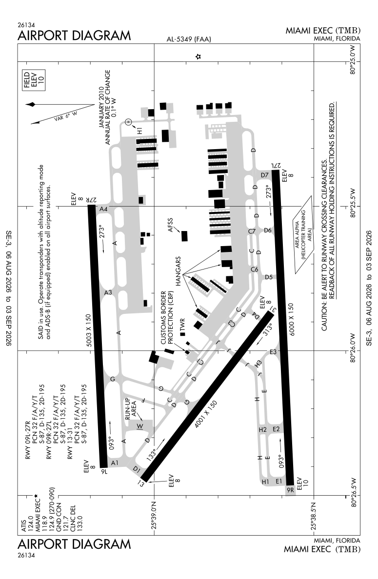 KTMB airport diagram