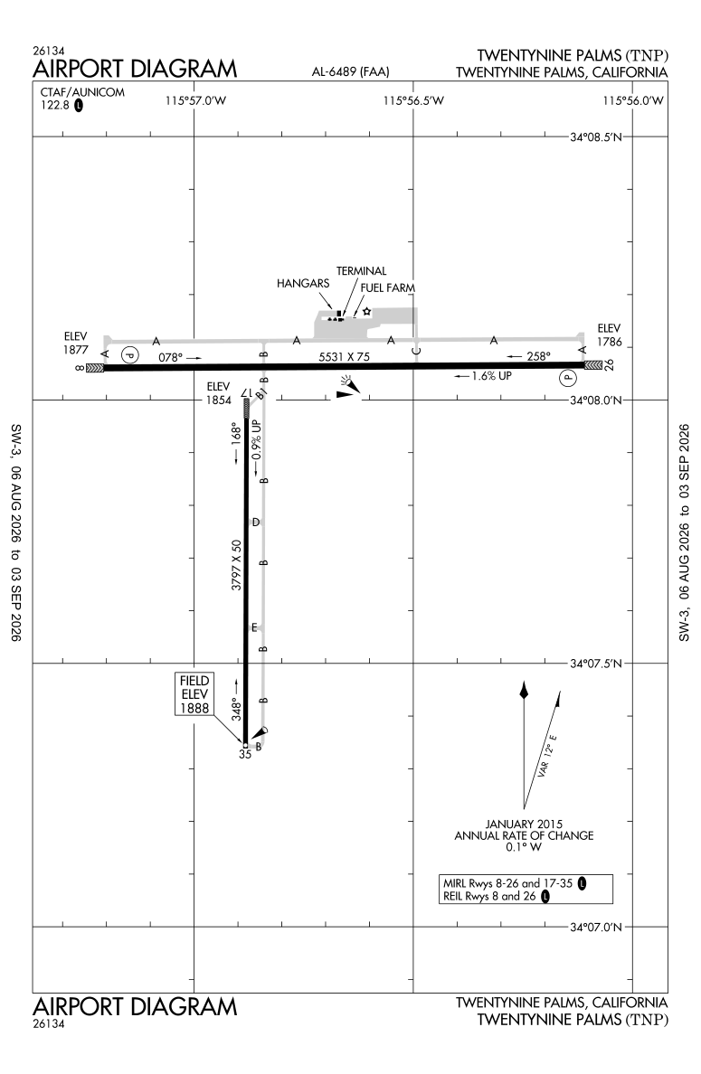 KTNP airport diagram