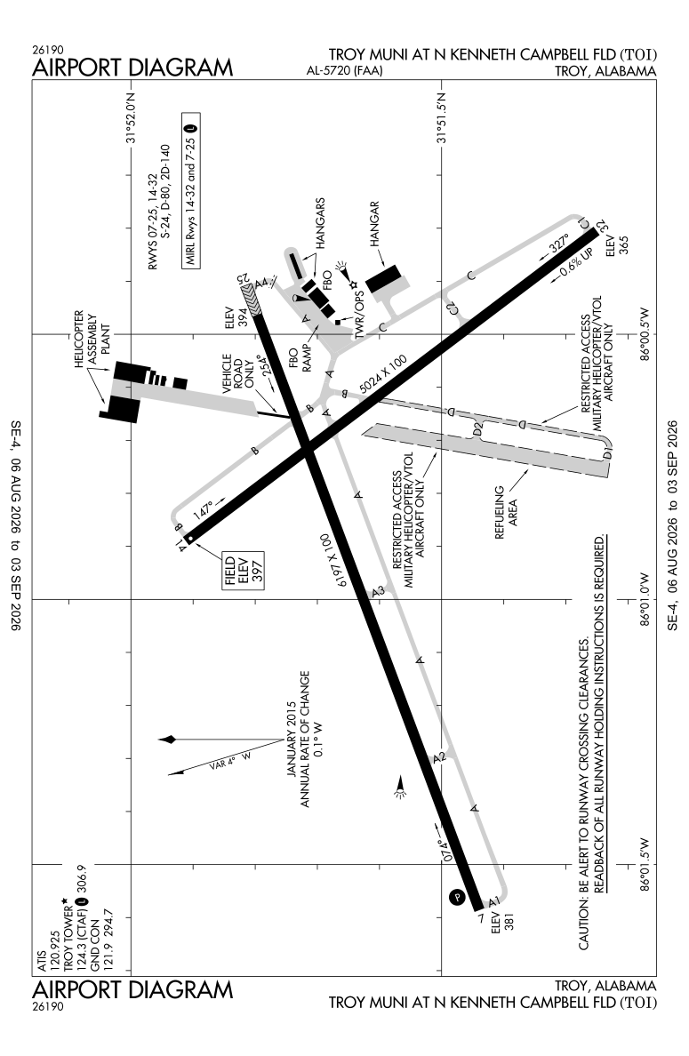KTOI airport diagram