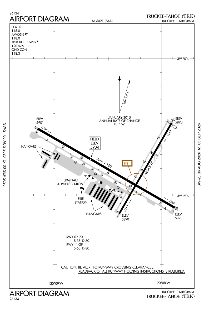 KTRK airport diagram