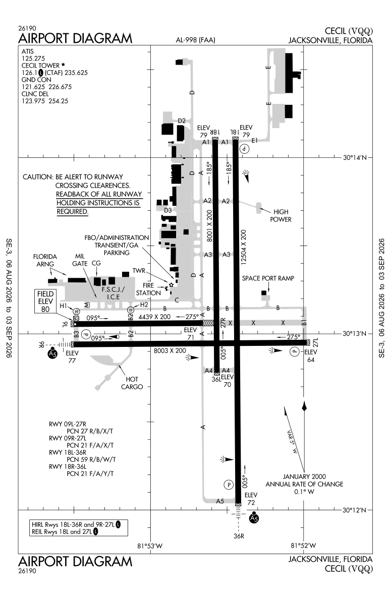 KVQQ airport diagram