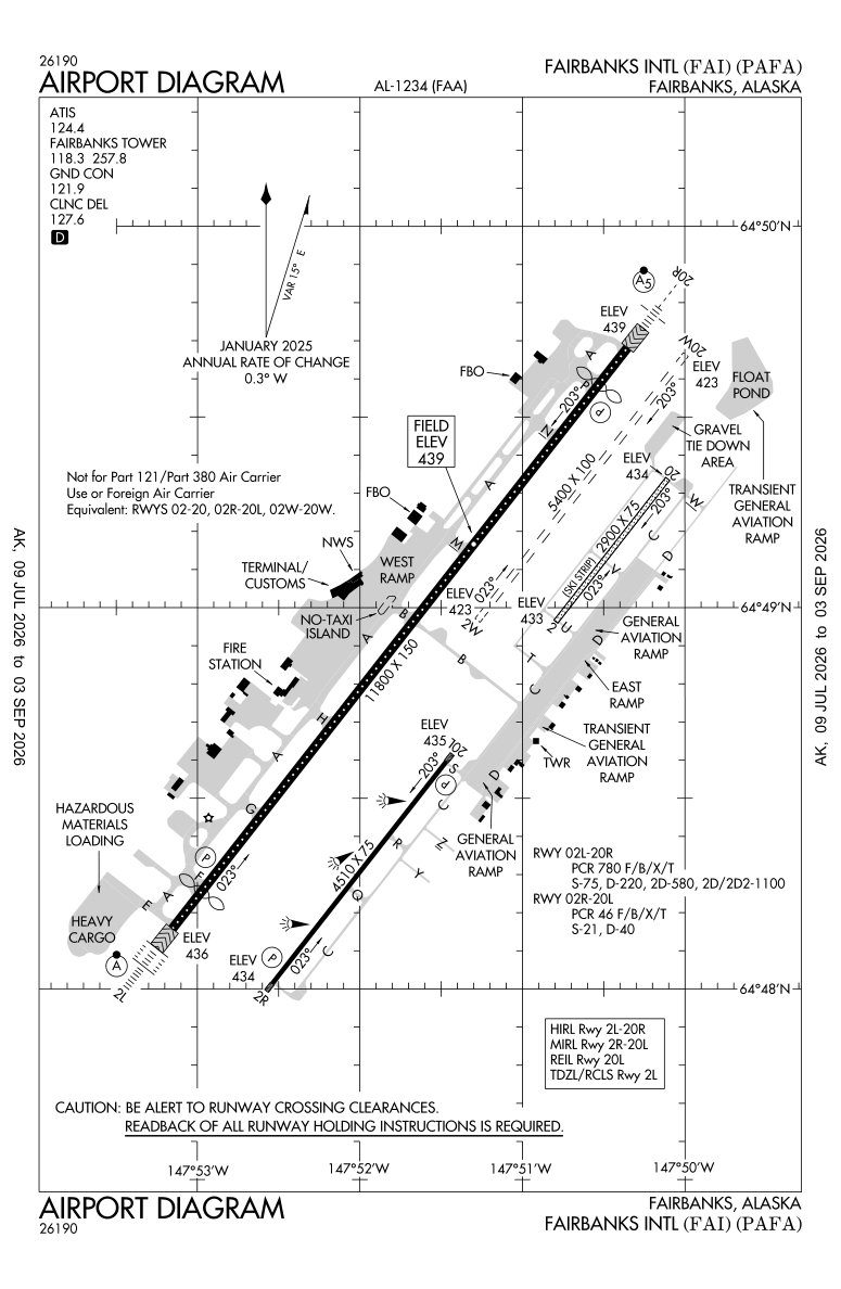 PAFA airport diagram