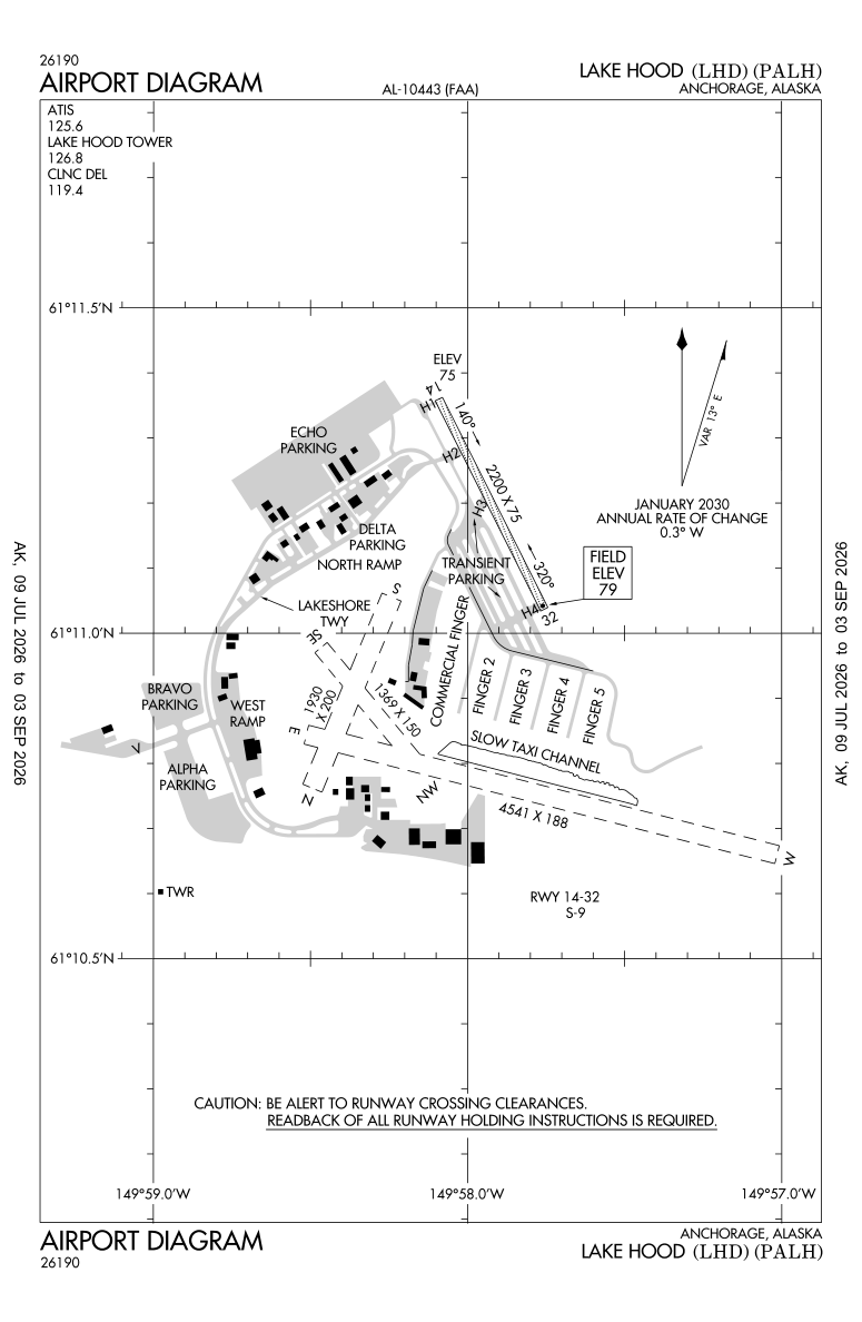 PALH airport diagram