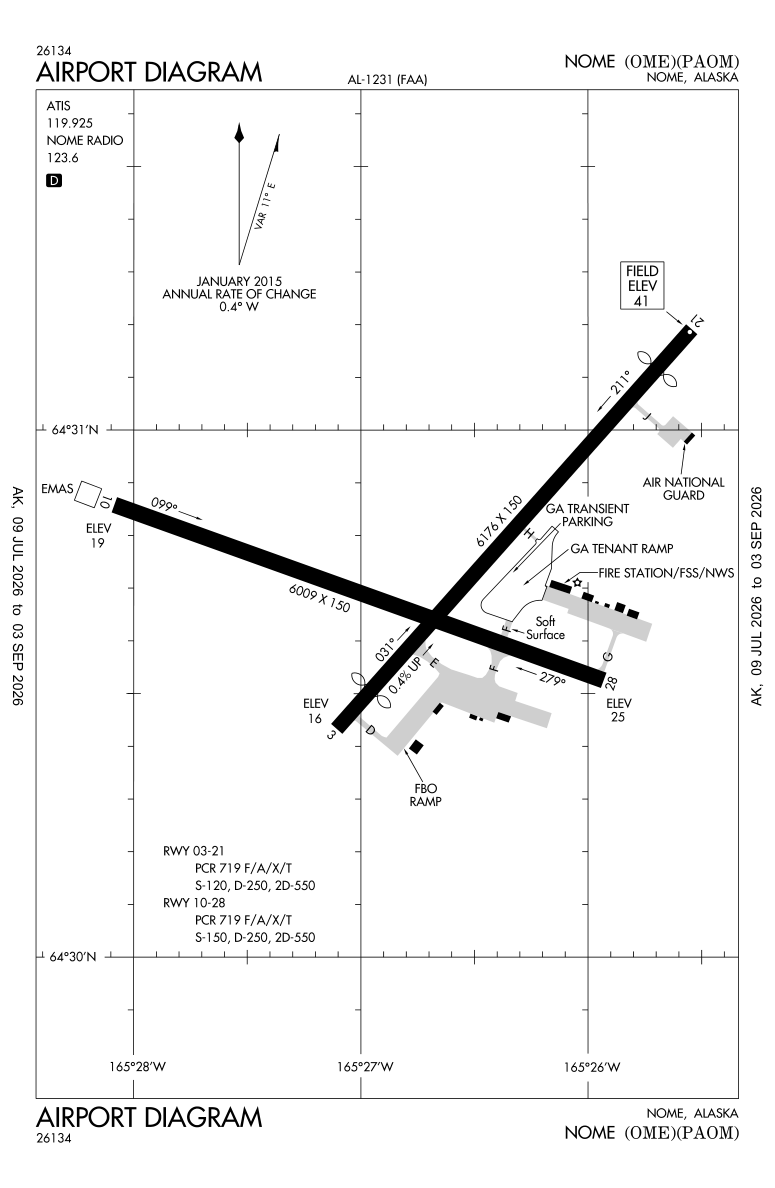 PAOM airport diagram